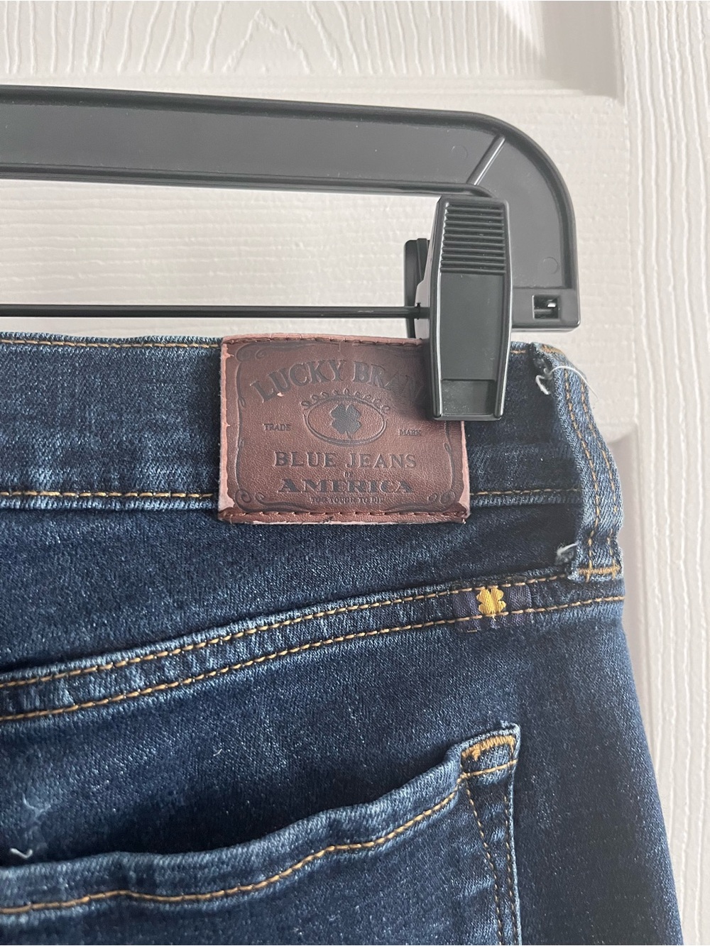 Lucky Brand Charlie Baby Boot Dark Blue Jeans - Picture 5 of 7